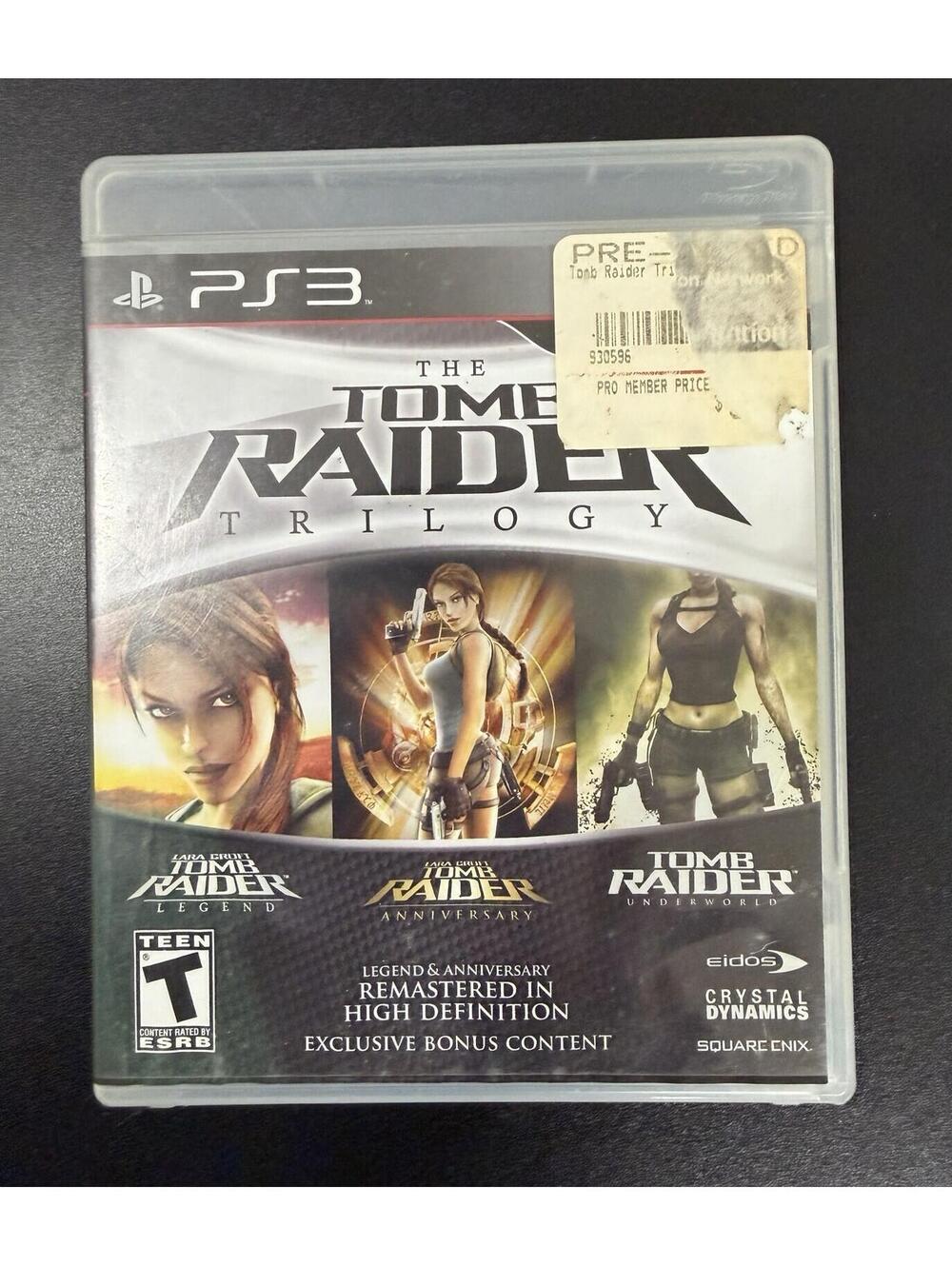 The Tomb Raider Trilogy (Sony PlayStation 3 PS3, 2011) CIB Complete w/ Manual